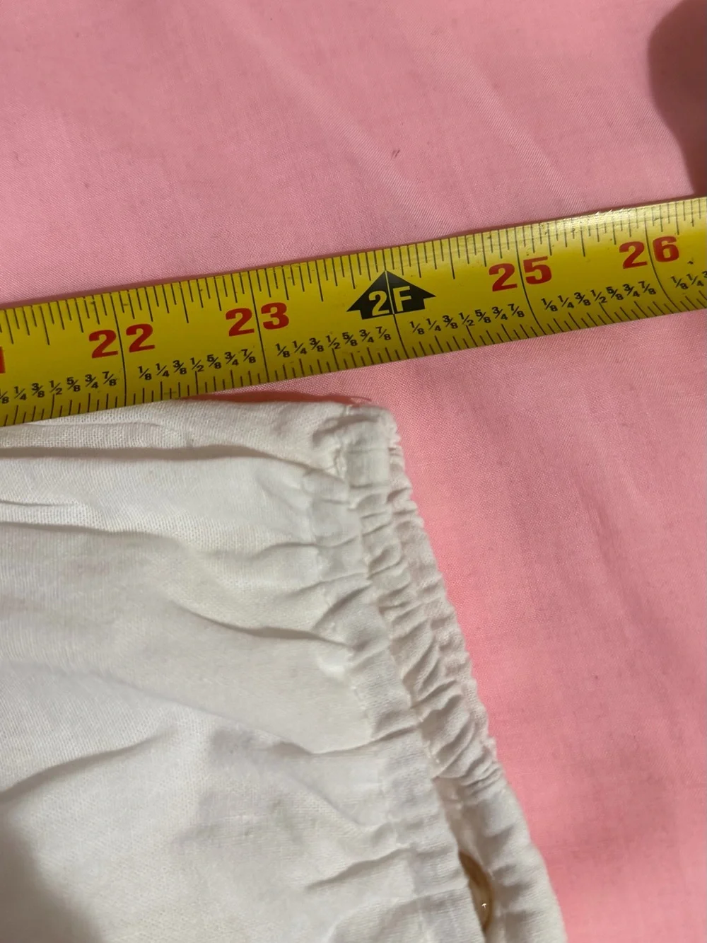 Women size XL White Linen Drawstring Cargo Pants - Casual Relaxed Fit
